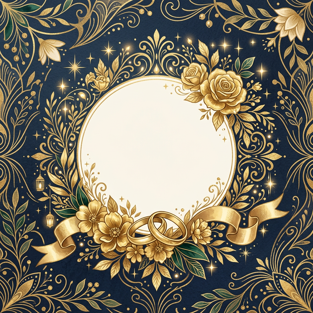Anniversary Gilded - anniversary card invitation design preview