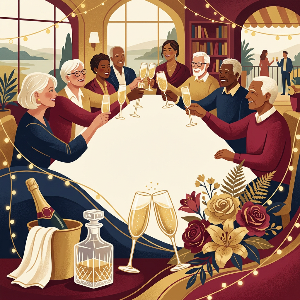 Retirement Toast - retirement card invitation design preview