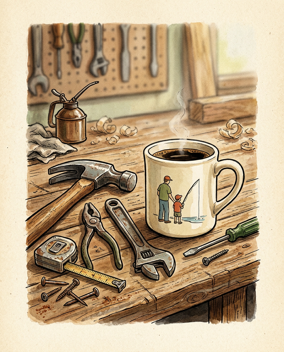 For Dad - fathers day greeting invitation design preview