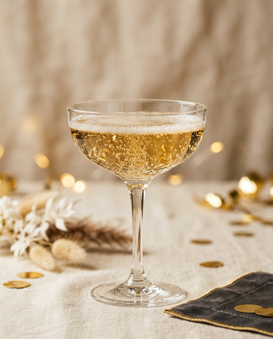 Champagne Fizz - birthday card invitation design preview