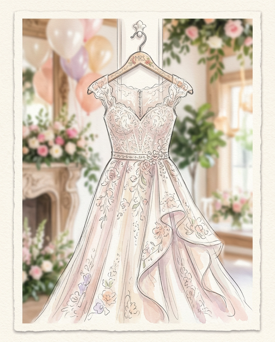 Bride to Be - bridal shower card invitation design preview