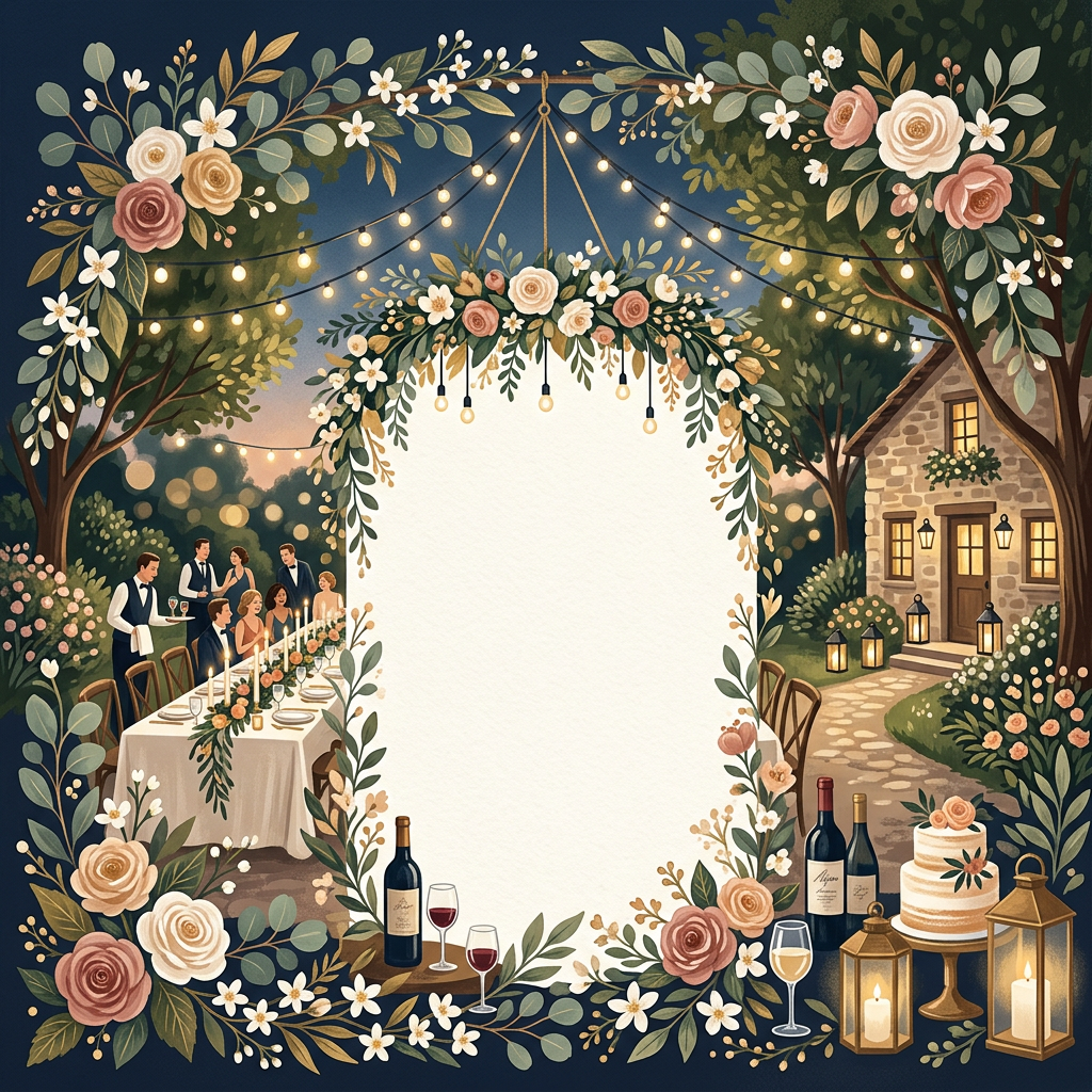 Rehearsal Dinner - rehearsal card invitation design preview